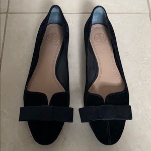 Black Tory Burch Flats